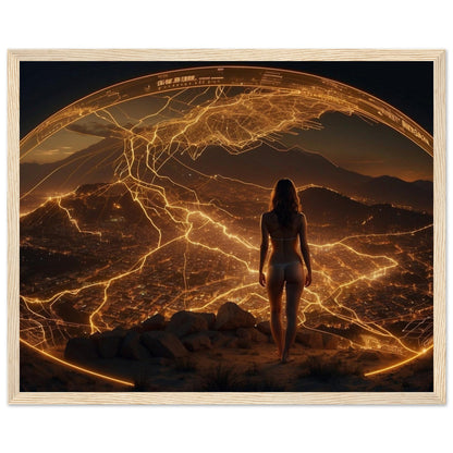 Premium Matte Paper Wooden Framed Poster