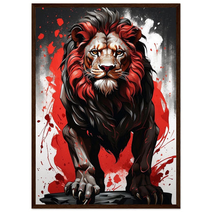 Premium Matte Paper Wooden Framed Poster