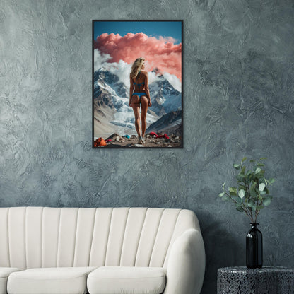 Premium Matte Paper Wooden Framed Poster