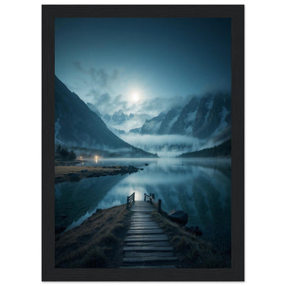 Premium Matte Paper Wooden Framed Poster