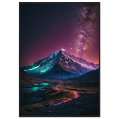 Premium Matte Paper Wooden Framed Poster