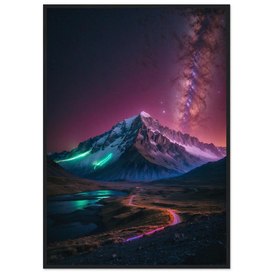 Premium Matte Paper Wooden Framed Poster