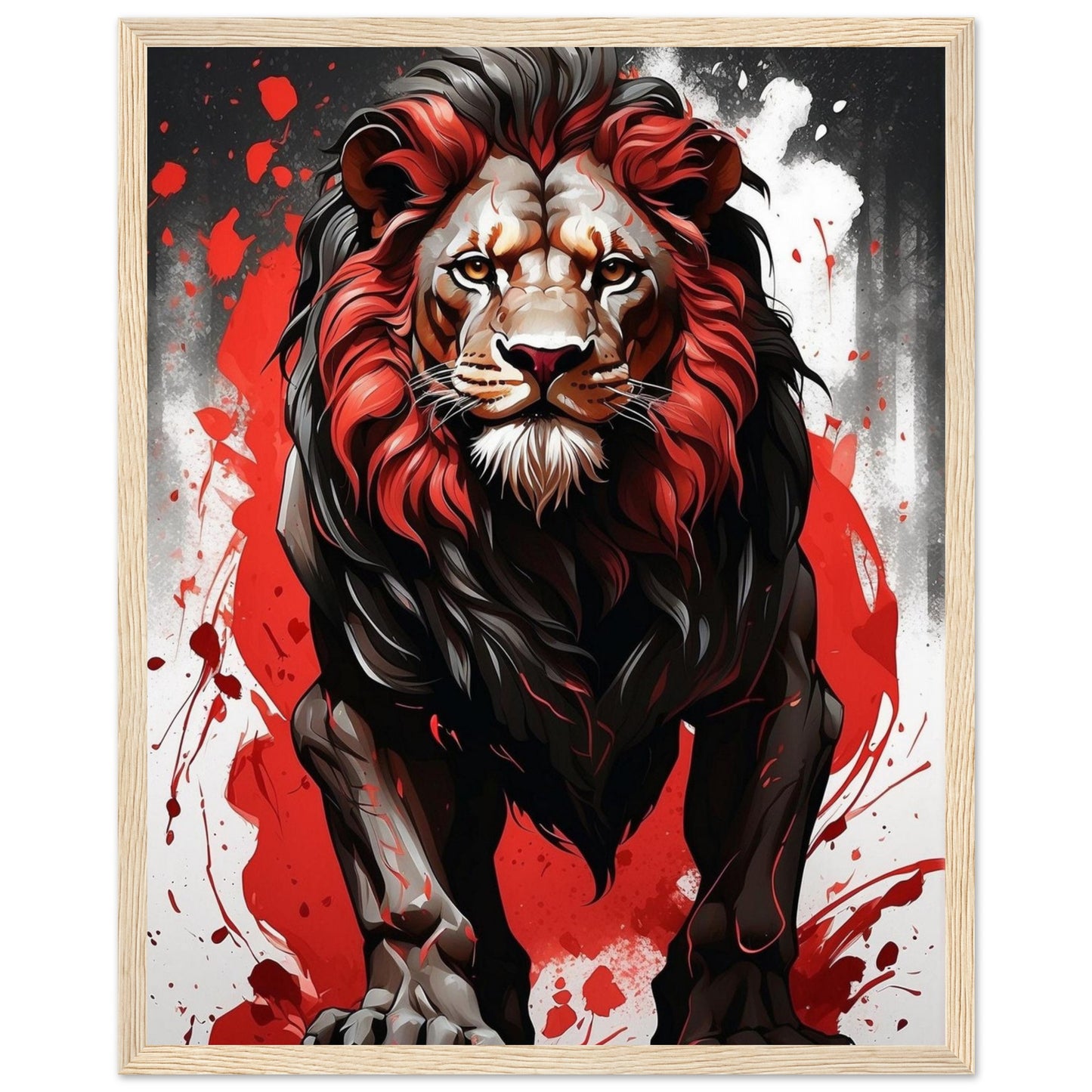Premium Matte Paper Wooden Framed Poster