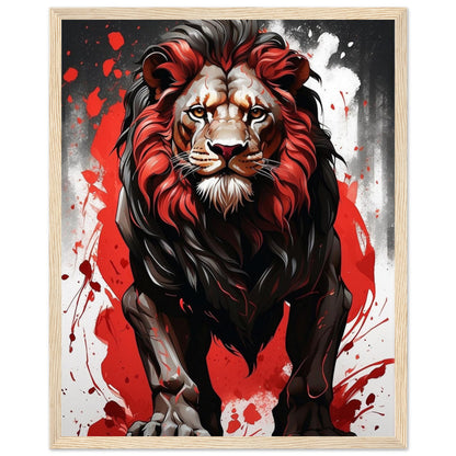 Premium Matte Paper Wooden Framed Poster