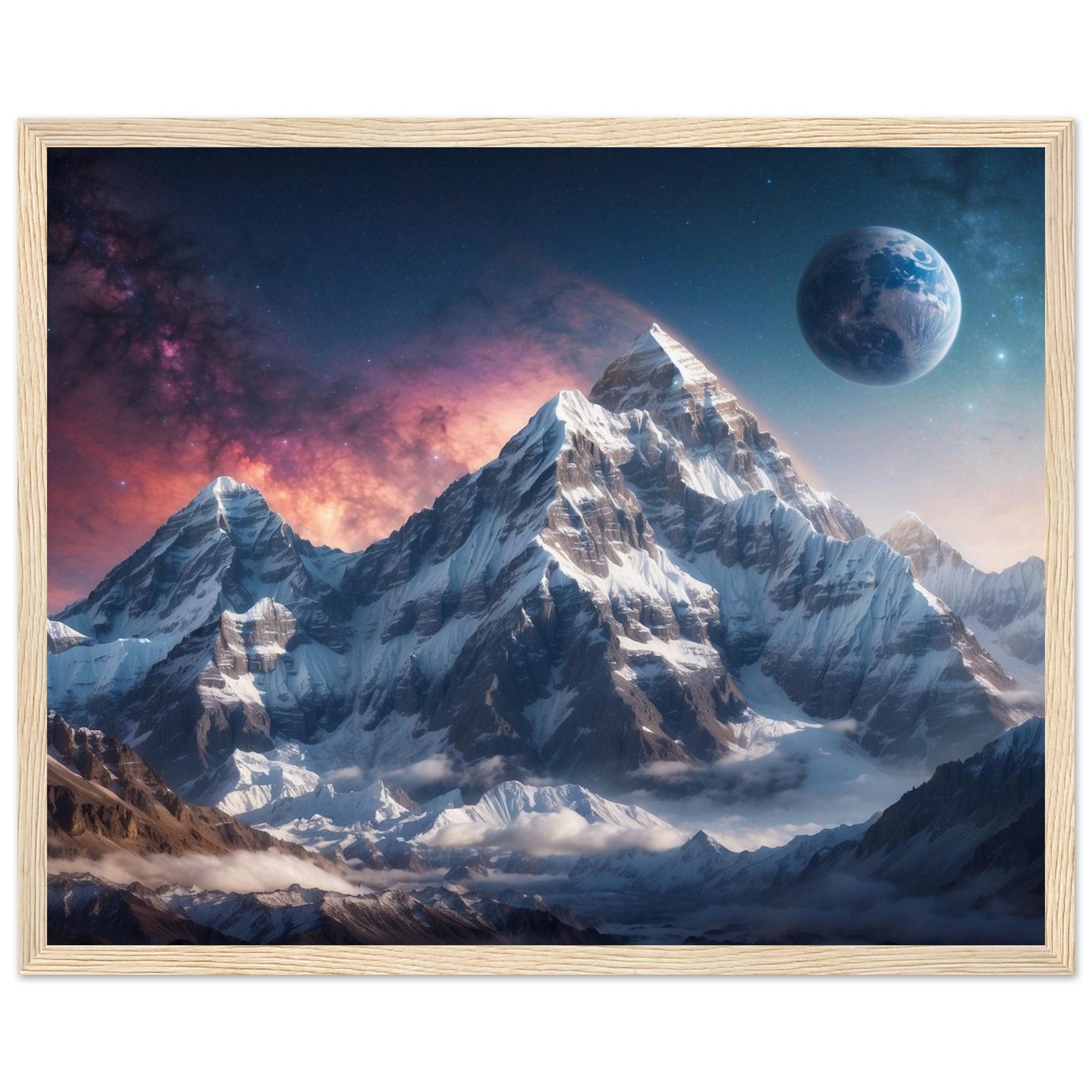 Premium Matte Paper Wooden Framed Poster