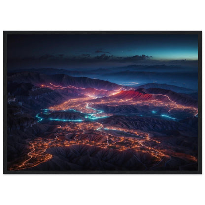 Premium Matte Paper Wooden Framed Poster
