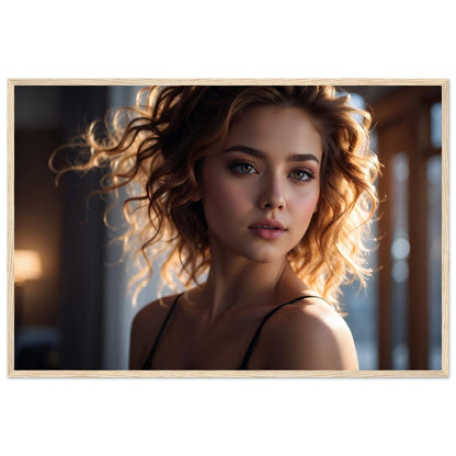 Premium Matte Paper Wooden Framed Poster