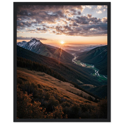 Premium Matte Paper Wooden Framed Poster