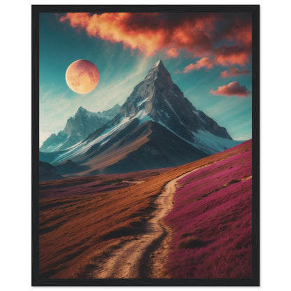 Premium Matte Paper Wooden Framed Poster