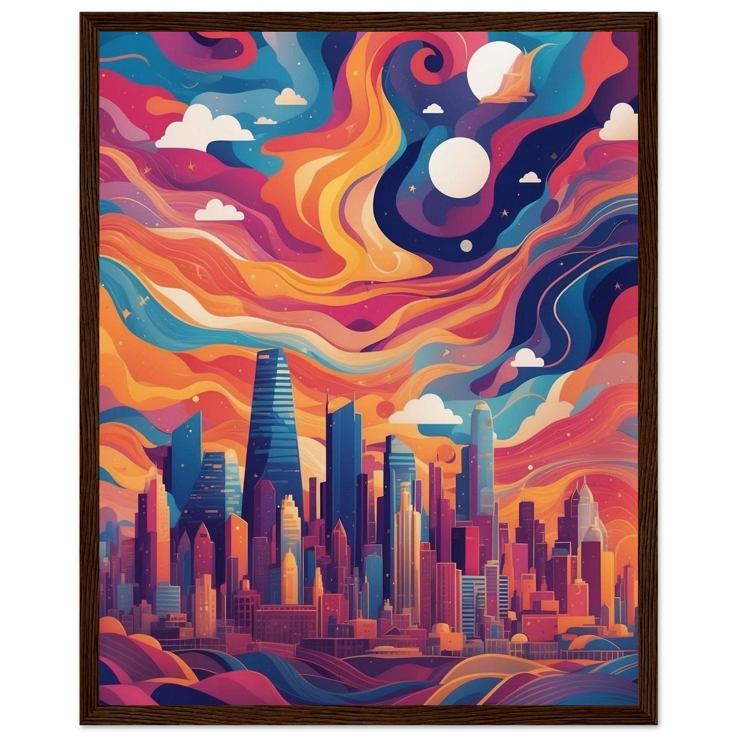 Premium Matte Paper Wooden Framed Poster