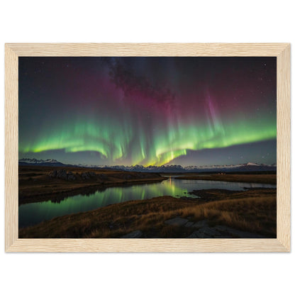 Premium Matte Paper Wooden Framed Poster