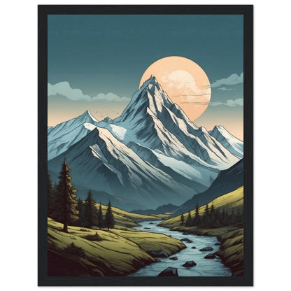 Premium Matte Paper Wooden Framed Poster