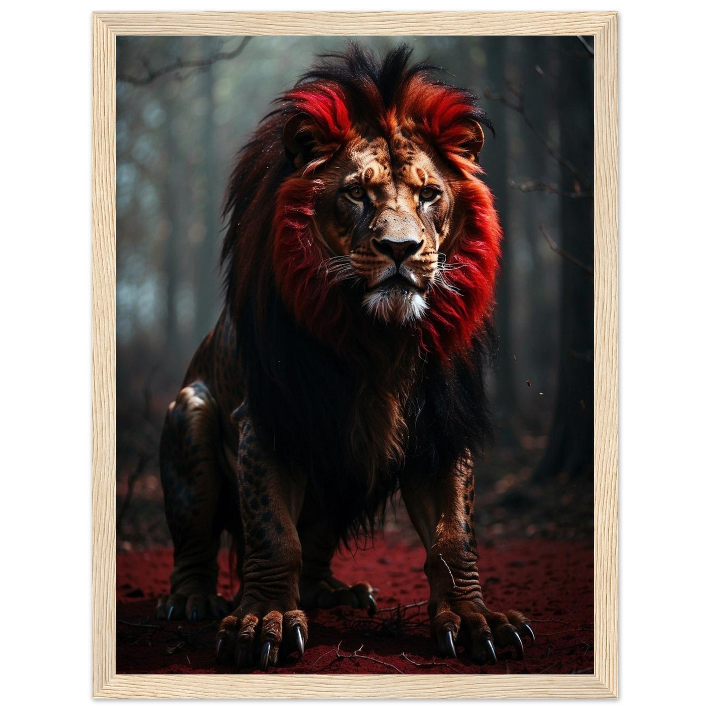 Premium Matte Paper Wooden Framed Poster