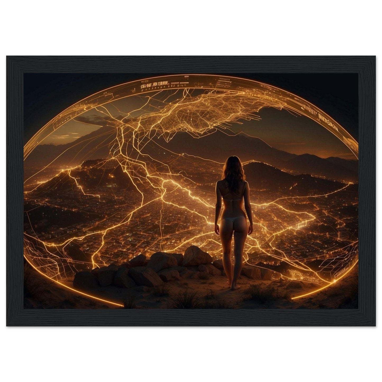 Premium Matte Paper Wooden Framed Poster