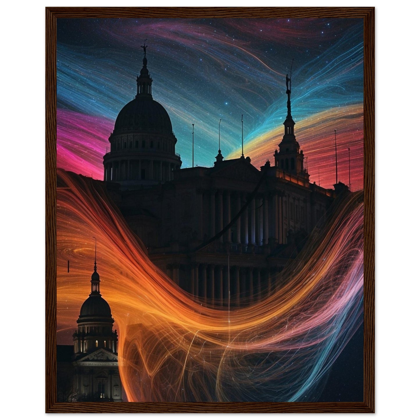 Premium Matte Paper Wooden Framed Poster