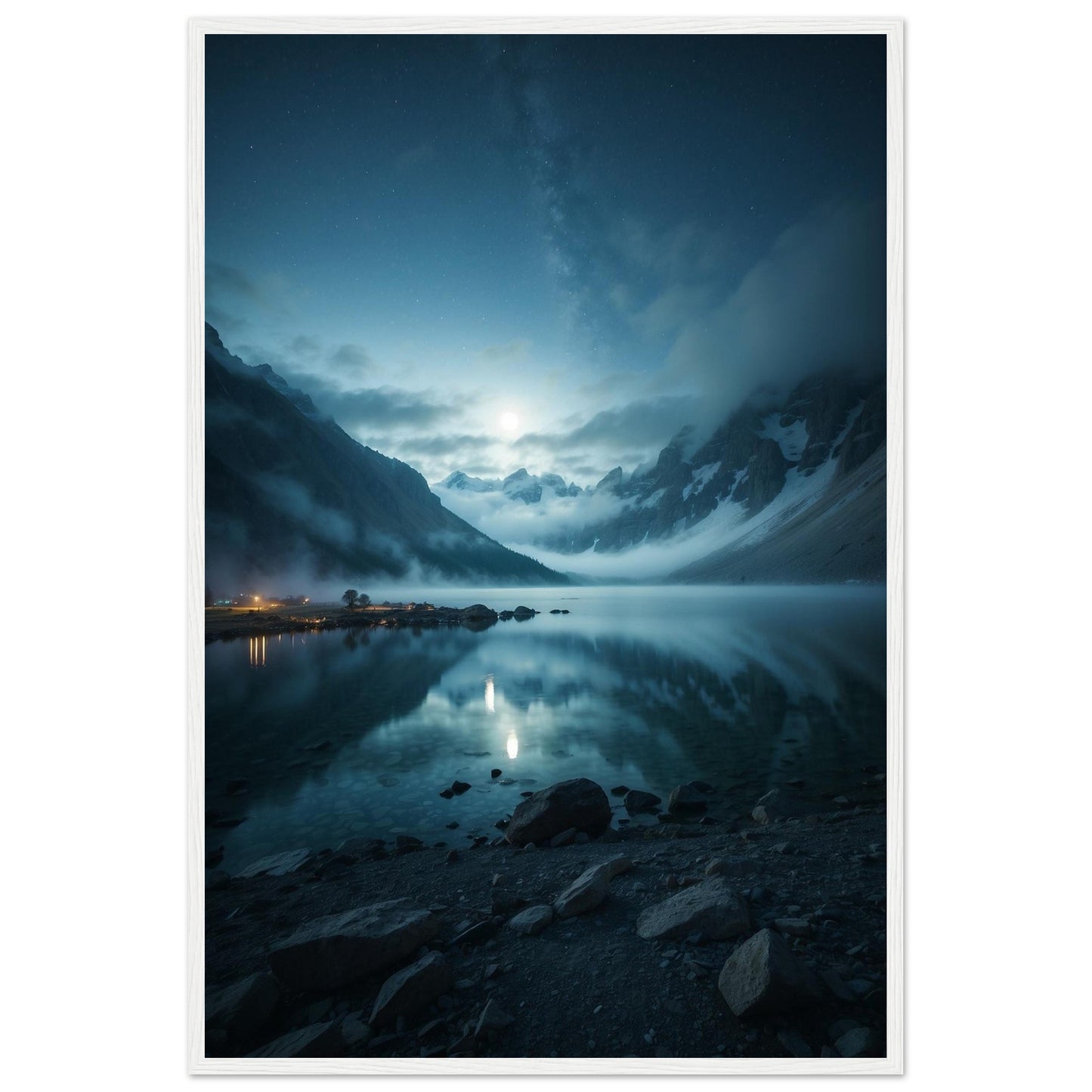 Premium Matte Paper Wooden Framed Poster
