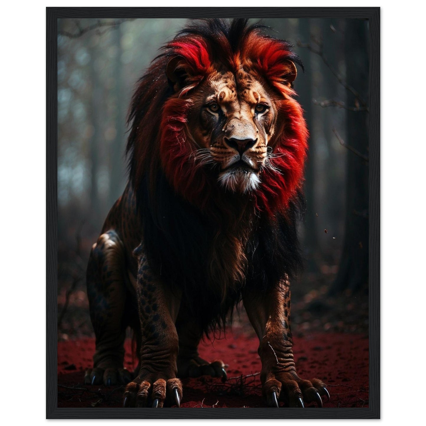 Premium Matte Paper Wooden Framed Poster