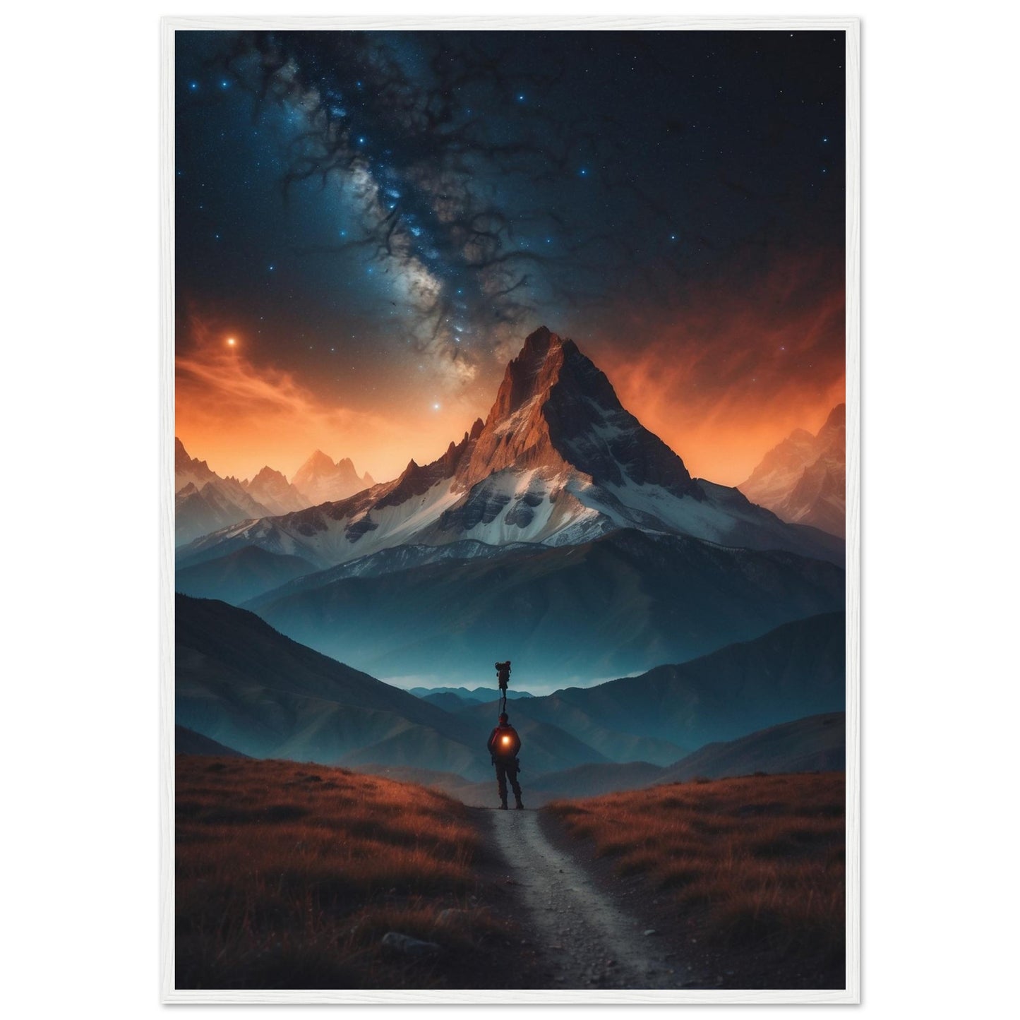 Premium Matte Paper Wooden Framed Poster