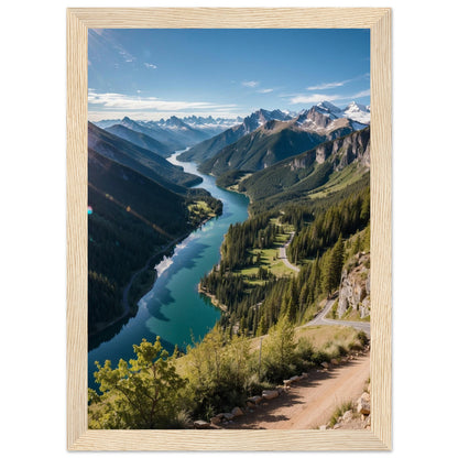 Premium Matte Paper Wooden Framed Poster