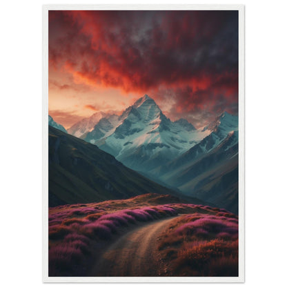 Premium Matte Paper Wooden Framed Poster