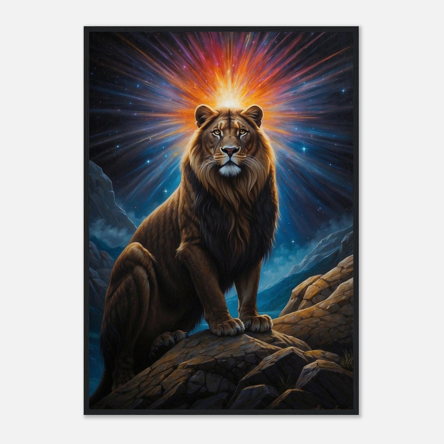 Premium Matte Paper Wooden Framed Poster
