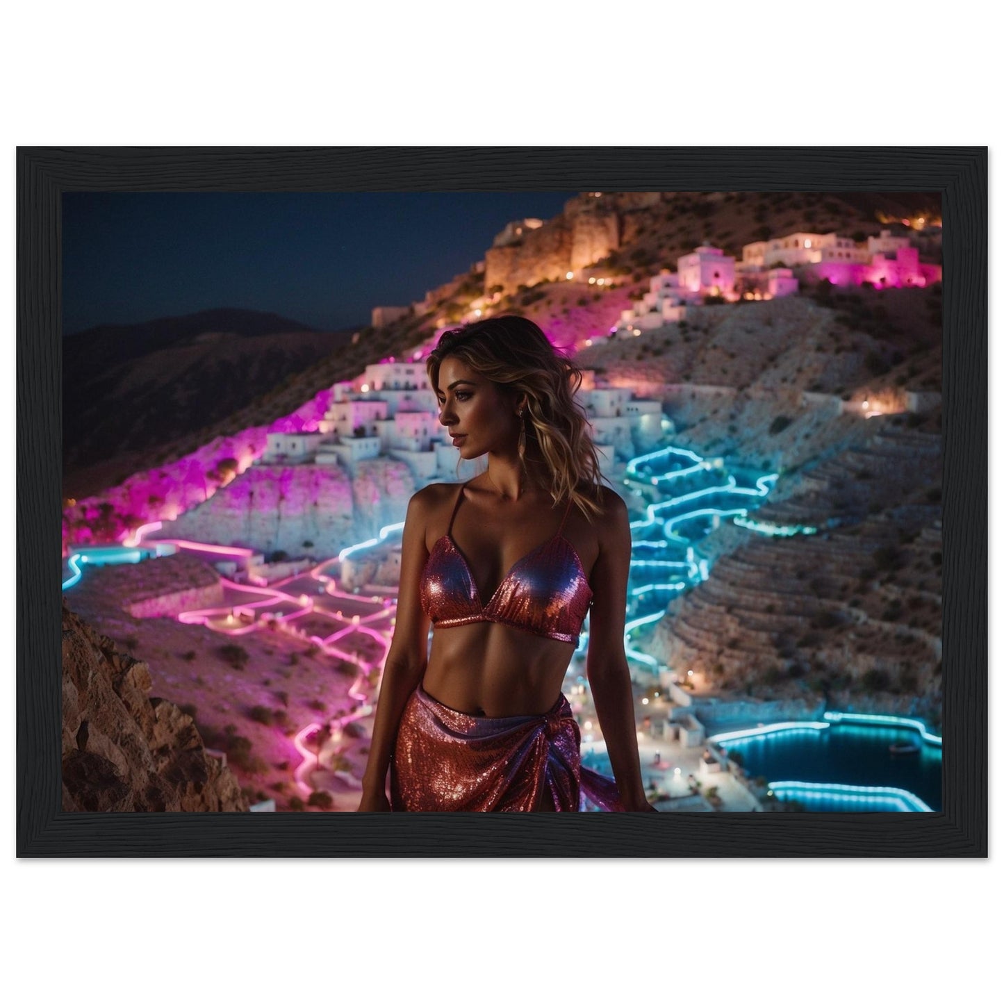 Premium Matte Paper Wooden Framed Poster
