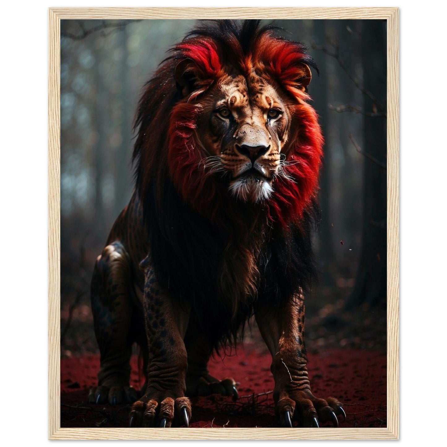 Premium Matte Paper Wooden Framed Poster