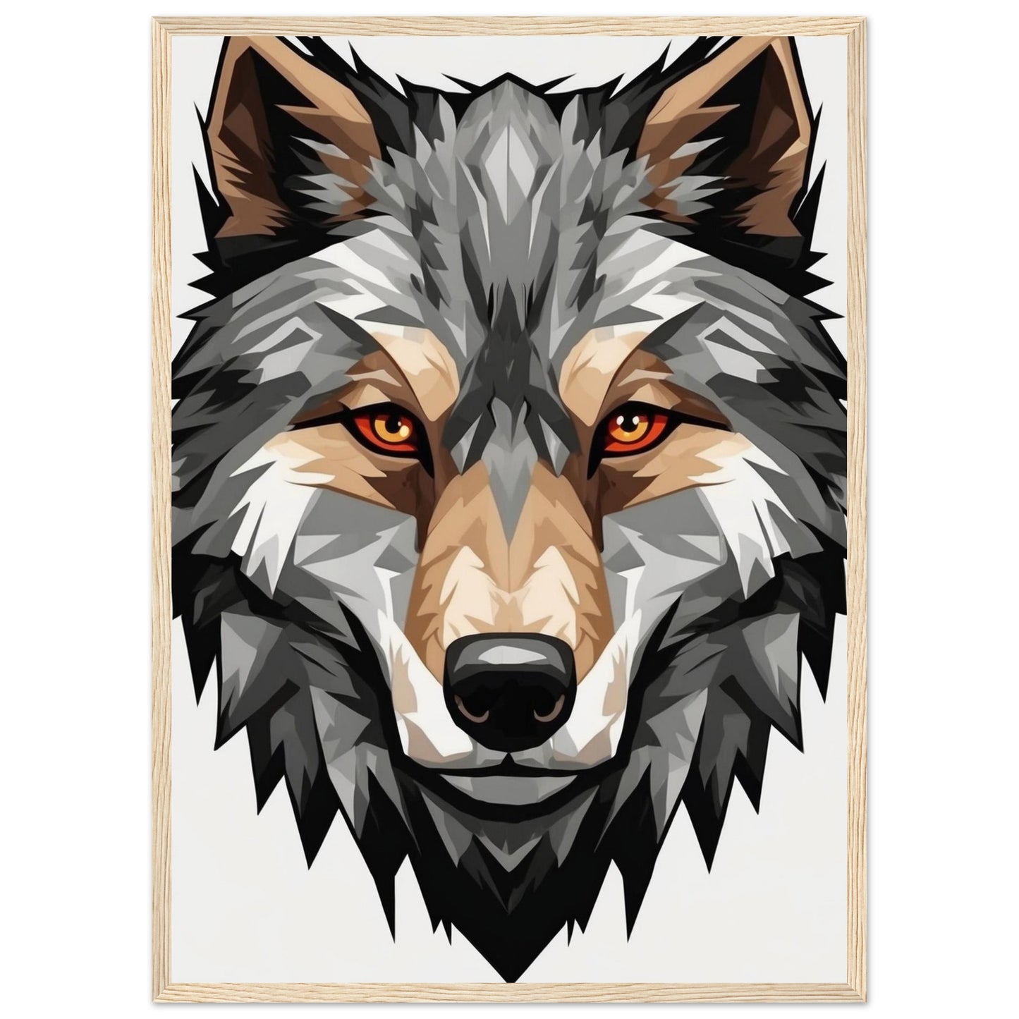 Premium Matte Paper Wooden Framed Poster