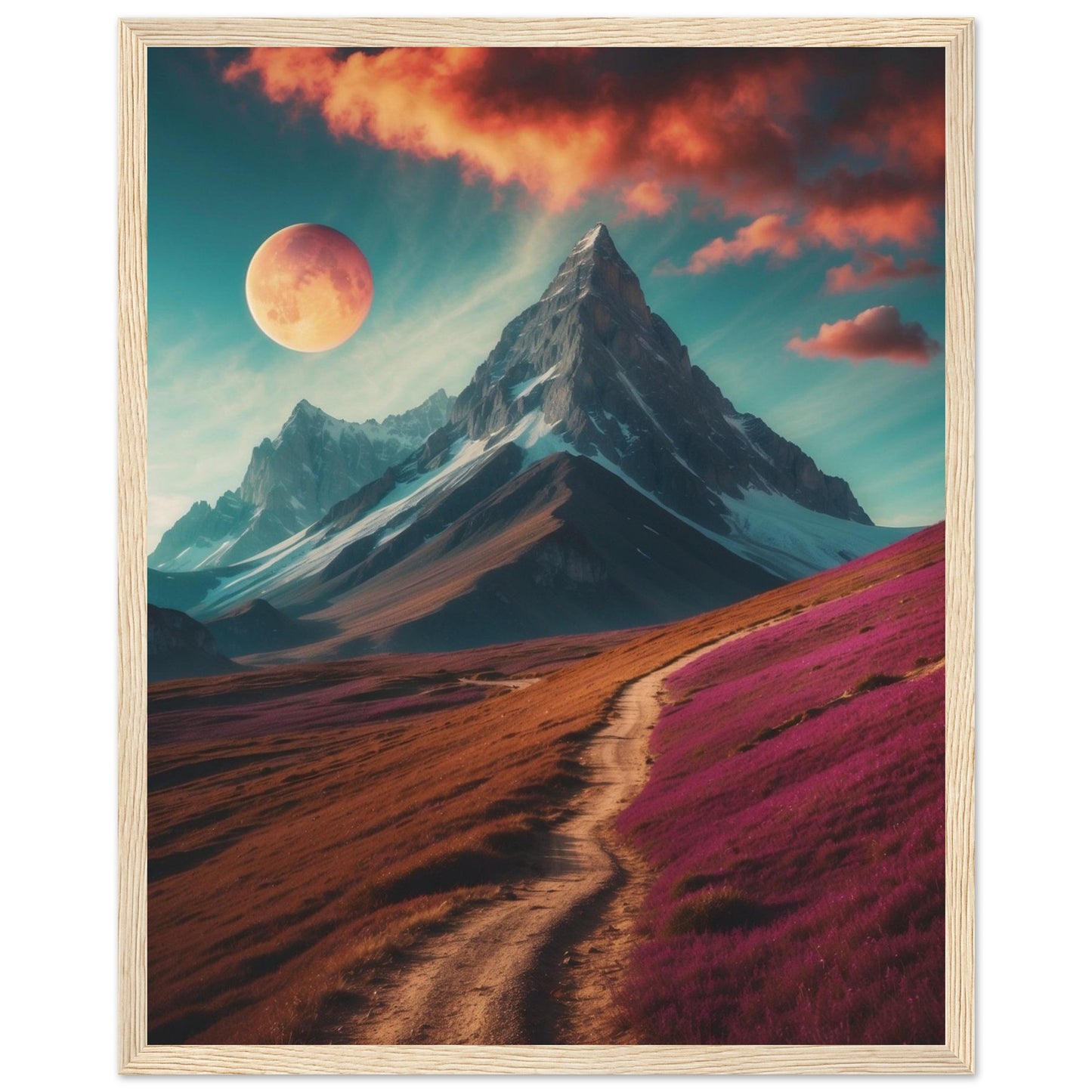 Premium Matte Paper Wooden Framed Poster
