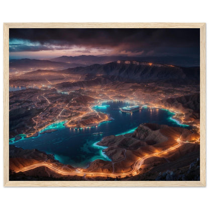 Premium Matte Paper Wooden Framed Poster