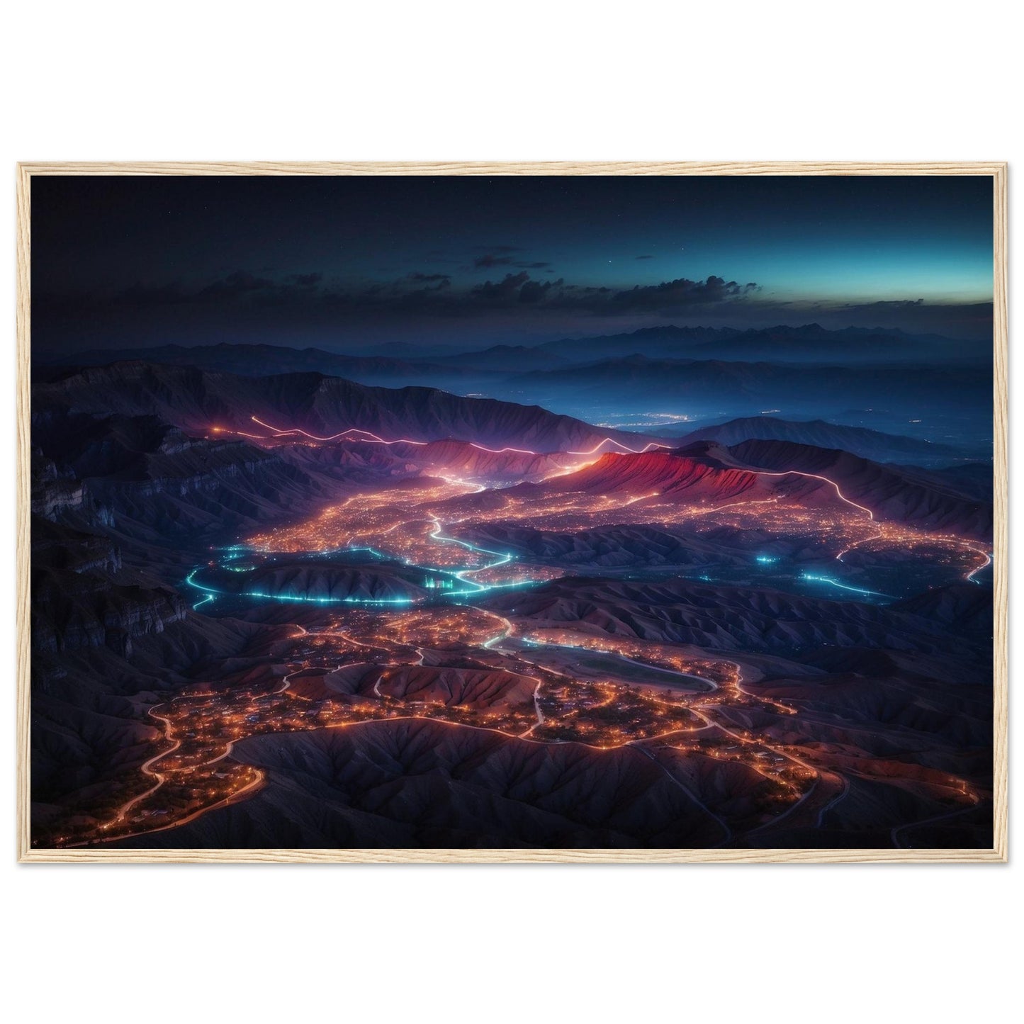Premium Matte Paper Wooden Framed Poster