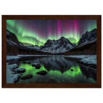 Premium Matte Paper Wooden Framed Poster