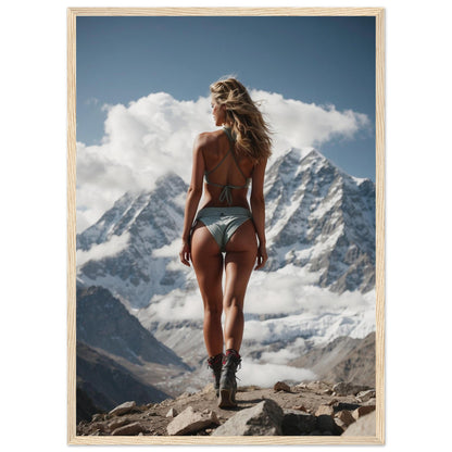 Premium Matte Paper Wooden Framed Poster