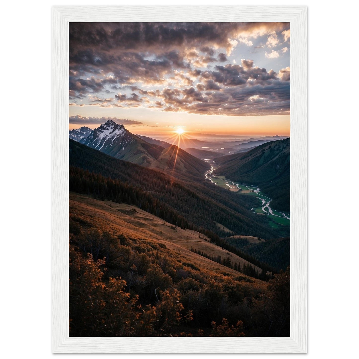 Premium Matte Paper Wooden Framed Poster