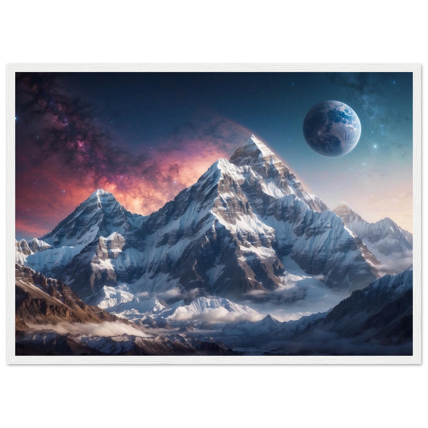 Premium Matte Paper Wooden Framed Poster