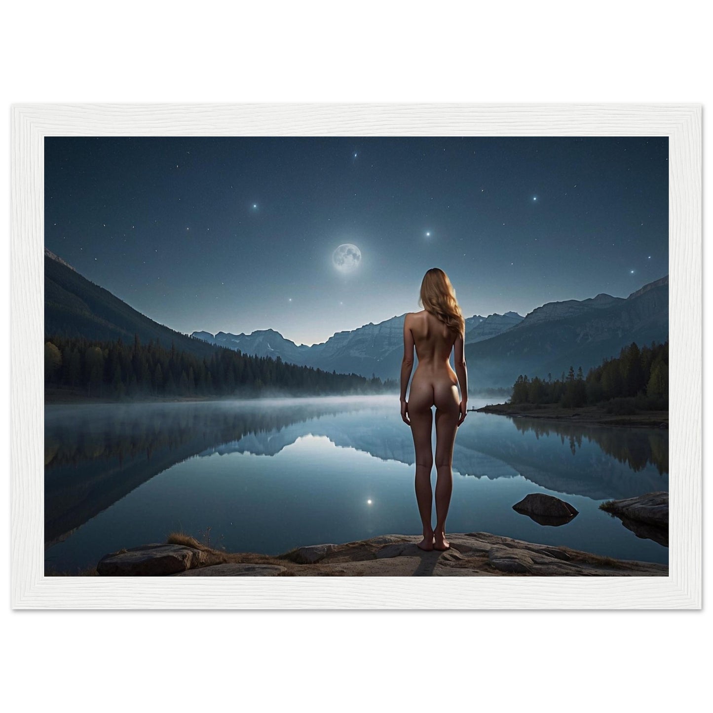 Premium Matte Paper Wooden Framed Poster