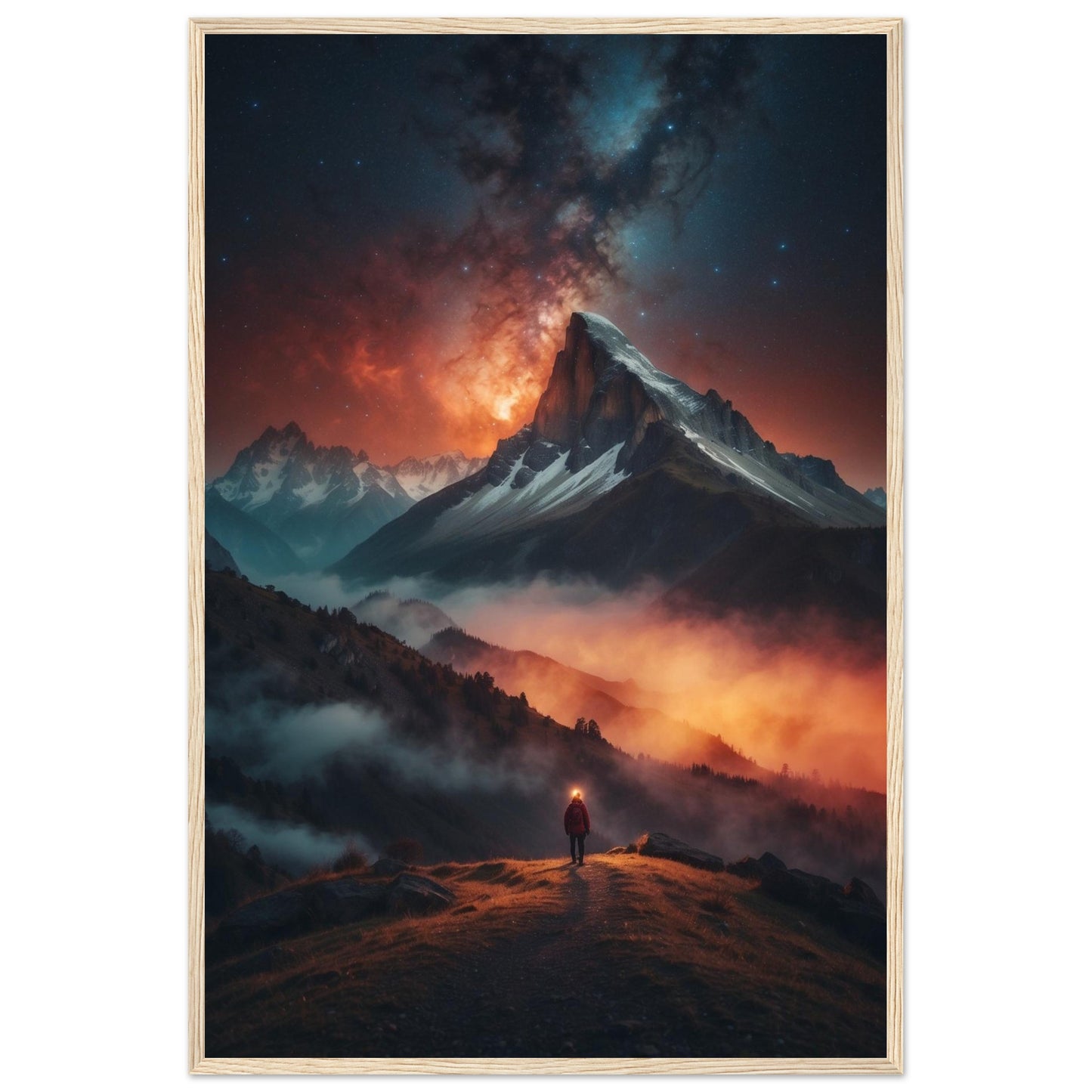 Premium Matte Paper Wooden Framed Poster