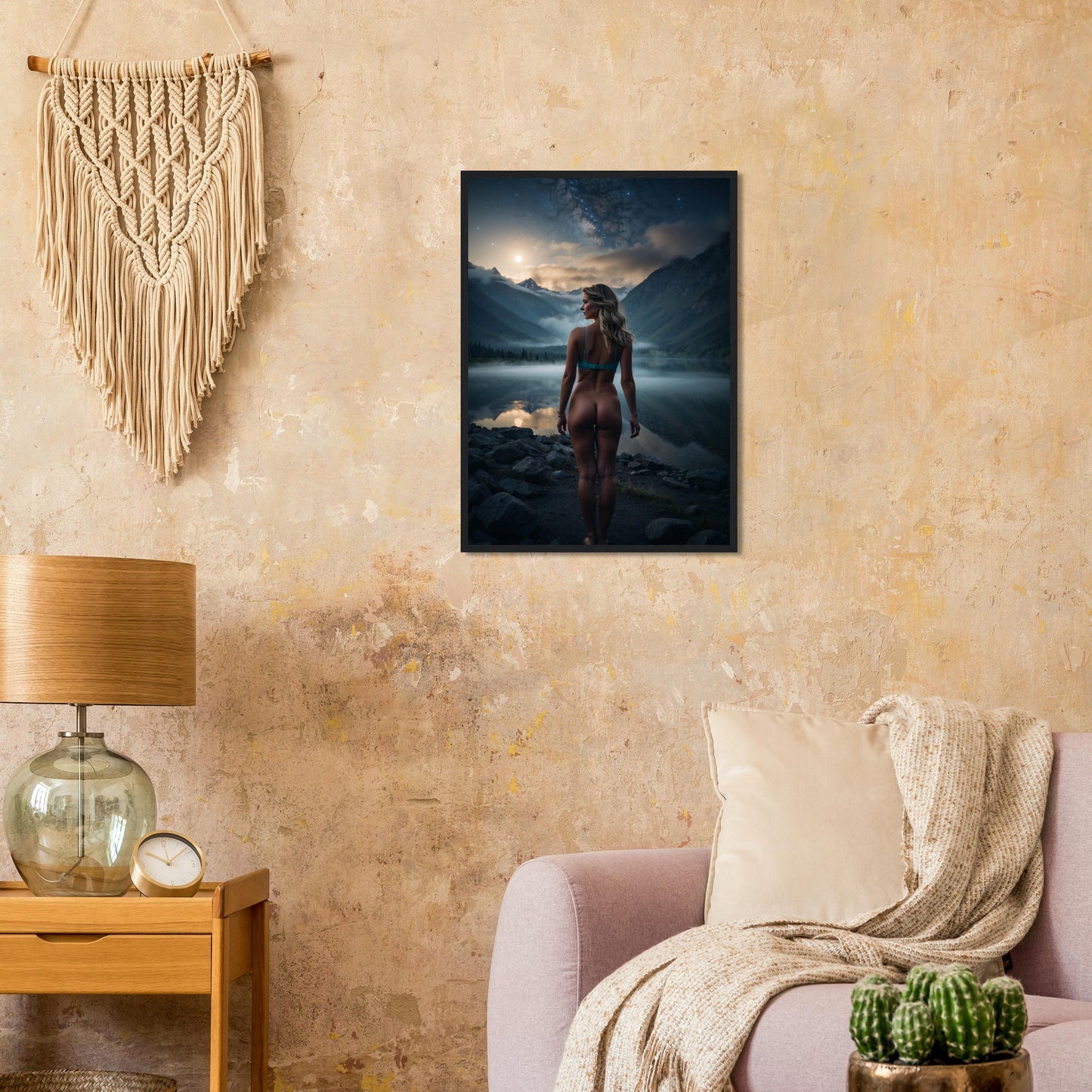 Premium Matte Paper Wooden Framed Poster