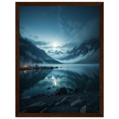 Premium Matte Paper Wooden Framed Poster