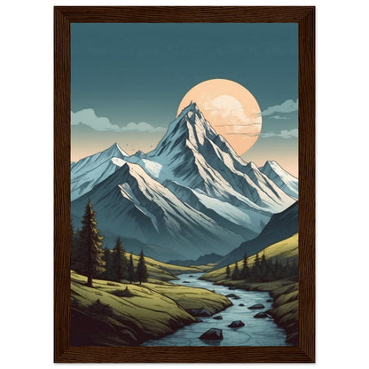 Premium Matte Paper Wooden Framed Poster