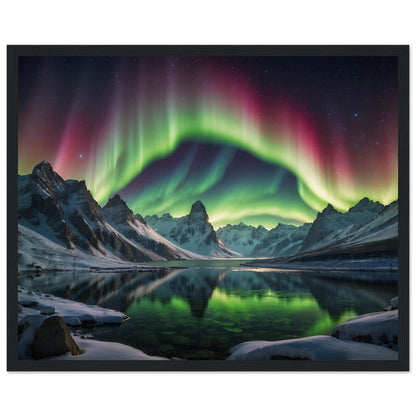 Premium Matte Paper Wooden Framed Poster