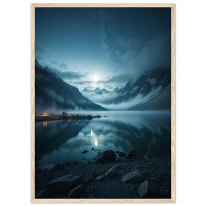 Premium Matte Paper Wooden Framed Poster