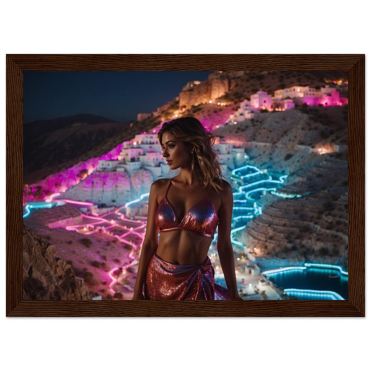 Premium Matte Paper Wooden Framed Poster
