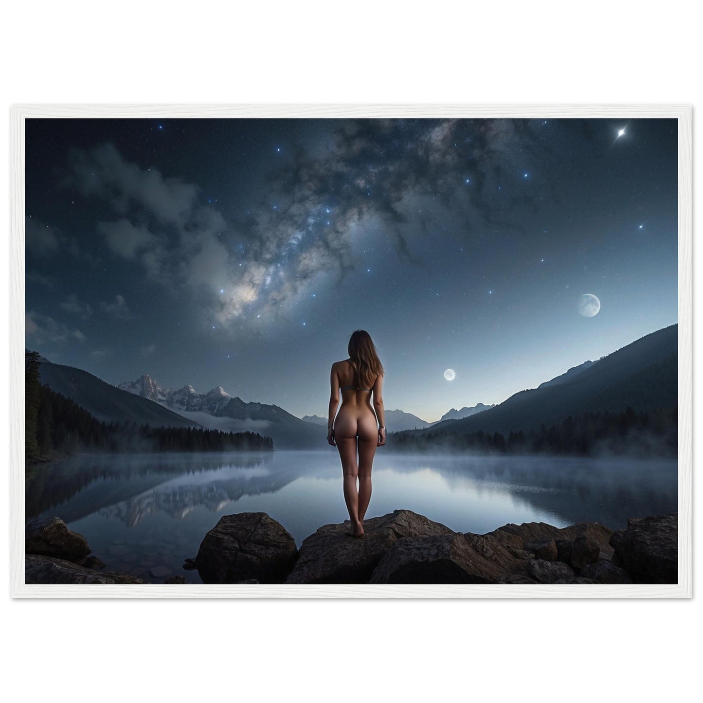 Premium Matte Paper Wooden Framed Poster