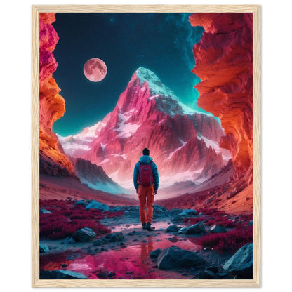 Premium Matte Paper Wooden Framed Poster