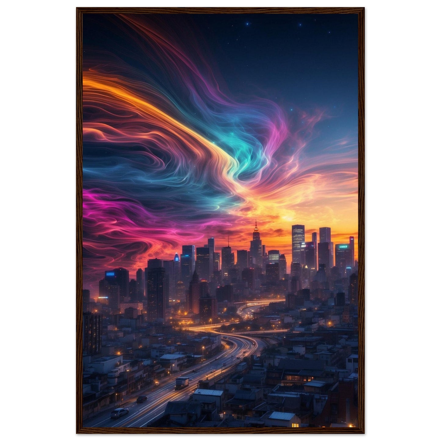 Premium Matte Paper Wooden Framed Poster