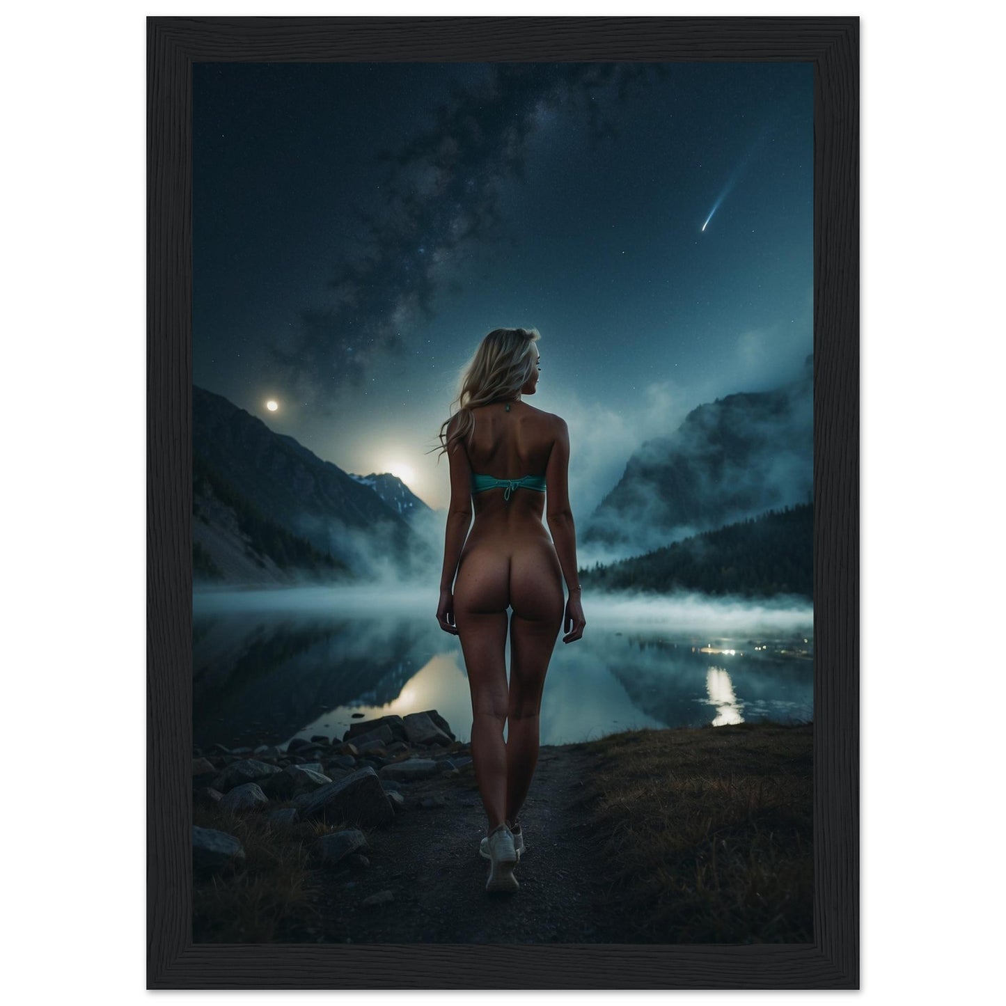 Premium Matte Paper Wooden Framed Poster