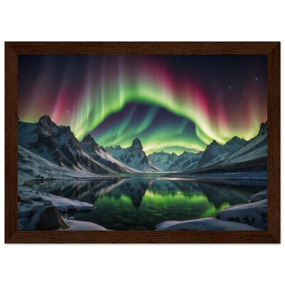 Premium Matte Paper Wooden Framed Poster
