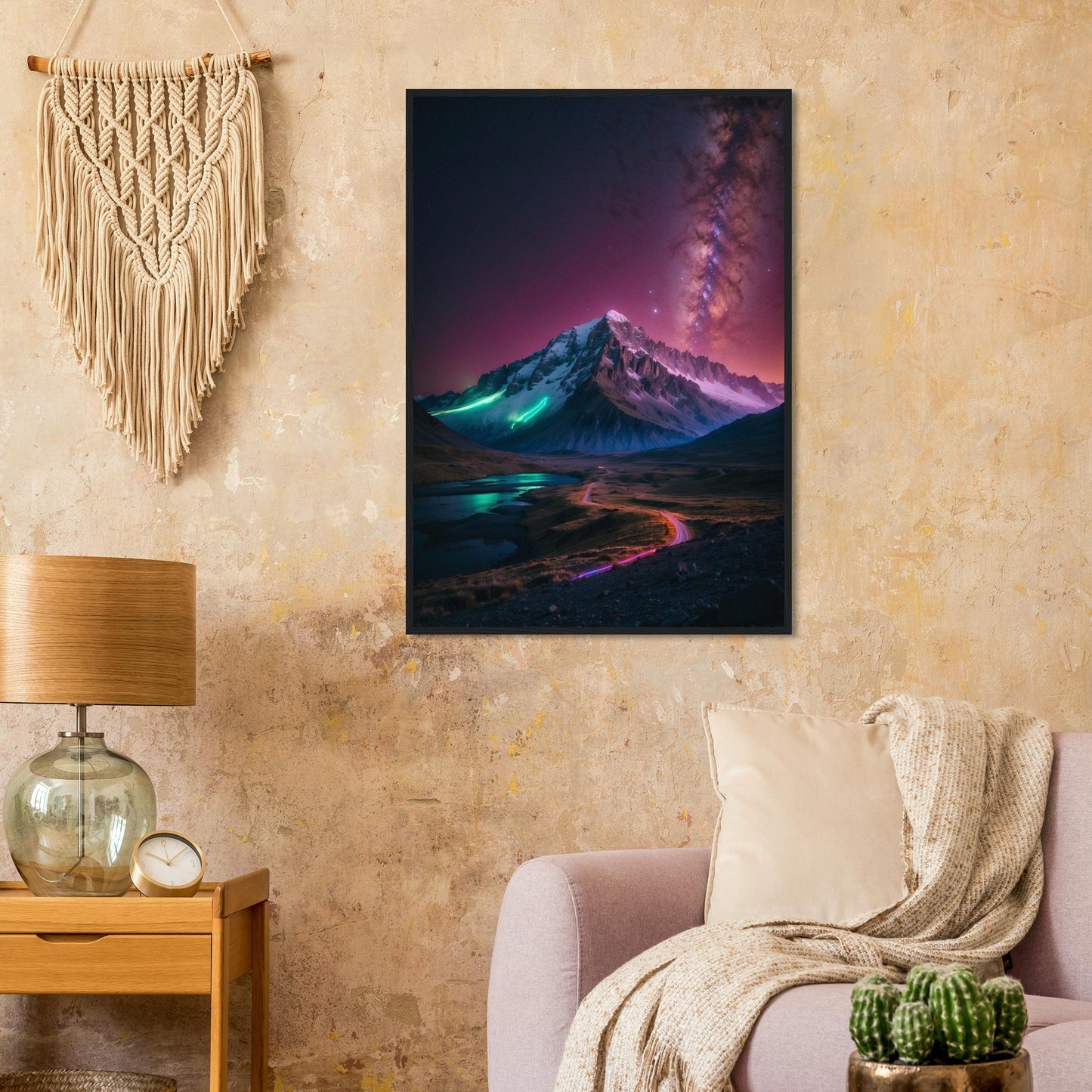 Premium Matte Paper Wooden Framed Poster
