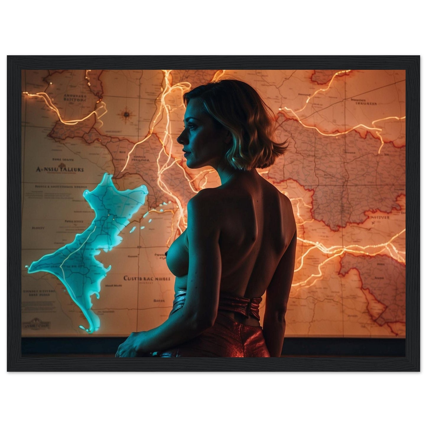 Premium Matte Paper Wooden Framed Poster